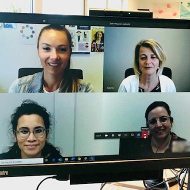 Goed overkomen, ook via de webcam