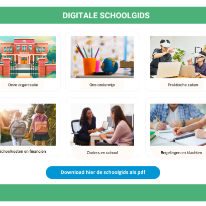 Nieuw: digitale schoolgids, makkelijk toegankelijk en altijd actueel