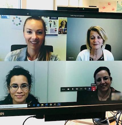 Goed overkomen, ook via de webcam